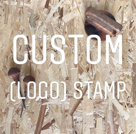 Custom logo rubber stamp Business logo stamp | Etsy