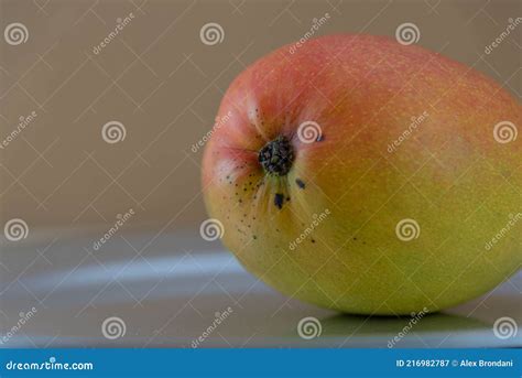 Fresh pink mango fruit stock image. Image of brazilian - 216982787