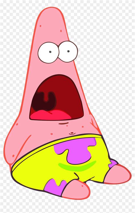 Patrick Surprised Face Png