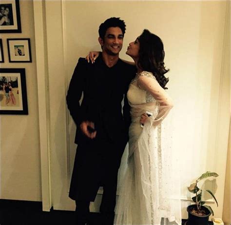 Sushant Singh Rajput getting ready with his girlfriend for Shahrukh khan party