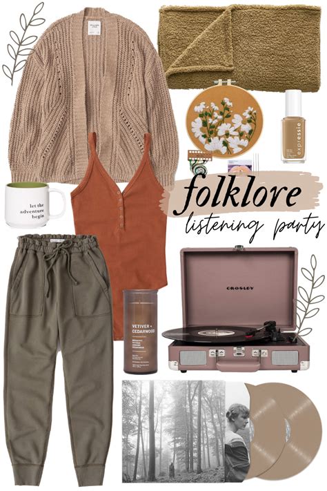 Cozy Outfit Inspiration from Taylor Swift's Folklore Listening Party