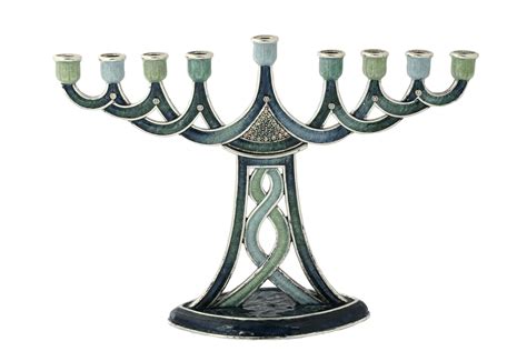 Cool Breeze Art Deco Menorah | Menorah, Art deco, Deco