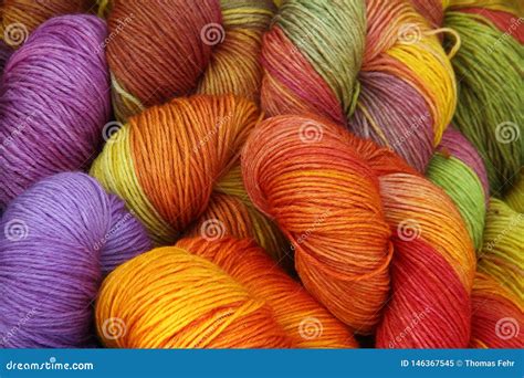 Wool Balls with Different Colours Stock Image - Image of handmade, abstract: 146367545