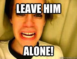 Leave him alone! - leave britney alone - quickmeme