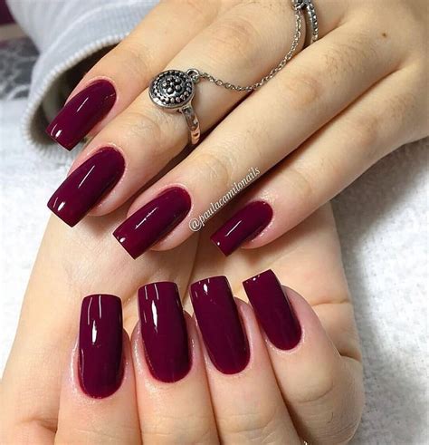 10 Amazing Wine-Colored Nail Design Ideas | EntertainmentMesh