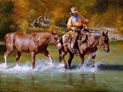 Pin by Dan Koon on Cowboys | Western art, Cowboy artists, Western paintings