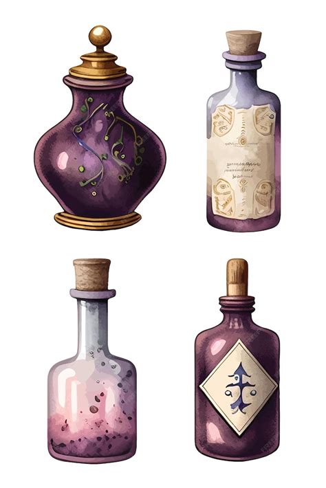 Premium Vector | Magic potion clipart isolated vector illustration