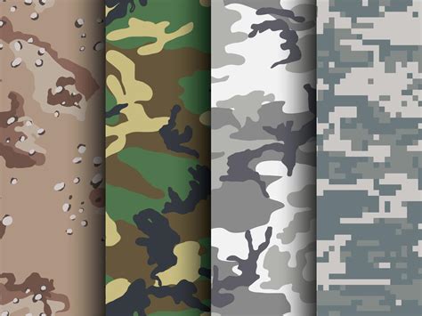 Free Camouflage Patterns for Illustrator & Photoshop 226365 Vector Art ...