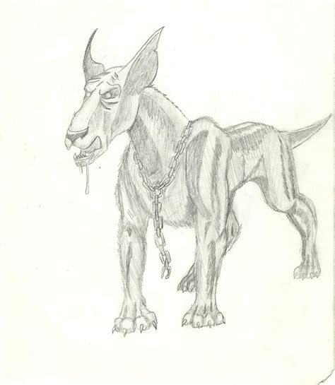 demon dog by disturbedfairy420 on DeviantArt