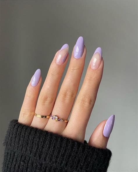 35 Nail Trends 2023 To Have on Your List : Gradient Pink & Lavender ...