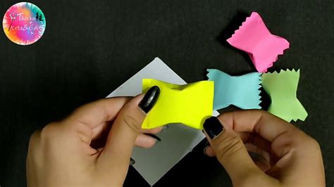 DIY Paper Candy With A Secret Message😍|| Origami Paper Candy || Easy Paper Crafts For Beginners ...