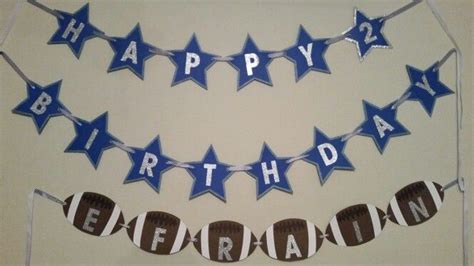 Dallas cowboys birthday banner | Cowboy birthday, Dallas cowboys ...