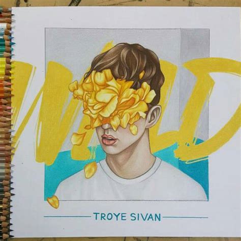 Troye Sivan - WILD EP COVER DRAWING by AshleighEllenArt on DeviantArt