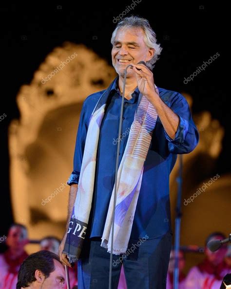 Andrea Bocelli singing live at Teatro del Silenzio in Tuscany Italy on ...