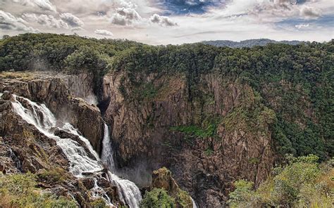 Waterfalls, landscape, waterfall, barron falls, Australia HD wallpaper ...