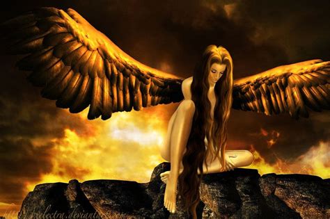 Nephilim_by_XElectra | Cool art, Angel art, Art model