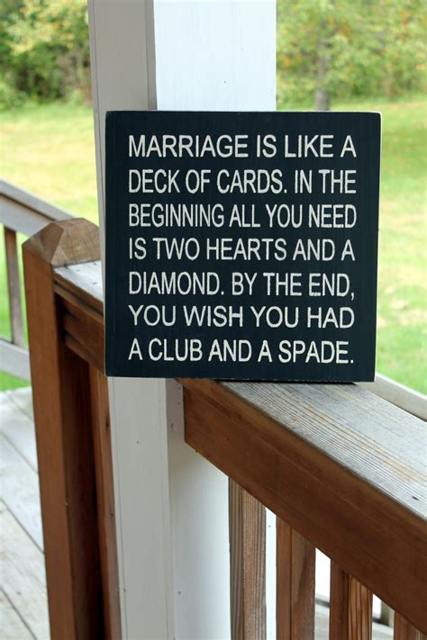 Funny Marriage Wood Sign Funny Quote Sign Marriage Like a | Etsy