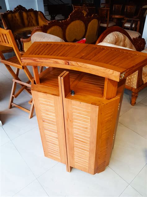 Portable Bar Cabinet With 4 Chairs | Sandella Furniture