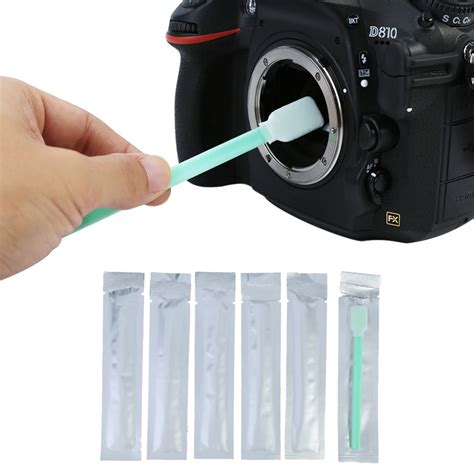 6pcs/lot Professional Camera Sensor CCD CMOS Cleaning Swab Cleaner Kit Cleaning Accessory-in ...