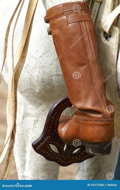 Gaucho Leather Boots Stock Photo - Image: 43372586