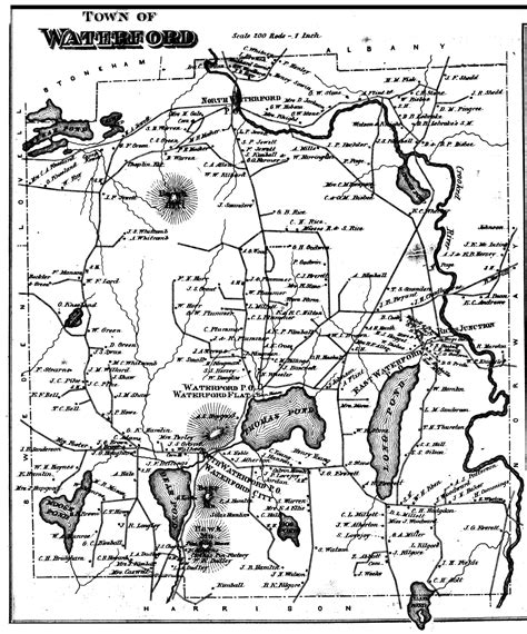 1880 Map of Waterford