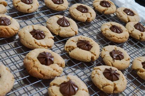 Chocolate and peanut butter marry beautifully in this soft cookie. This is a recipe my mom has ...