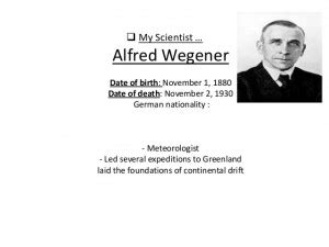 Alfred Wegener Quotes. QuotesGram