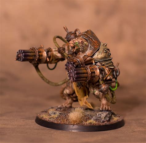 https://flic.kr/p/CykGHt | Skaven Army- StormFiend RatlingGuns Warhammer Skaven, Warhammer Paint ...