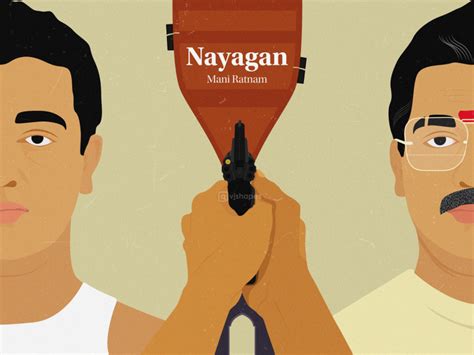 Film Poster of Nayagan by Vijay S on Dribbble