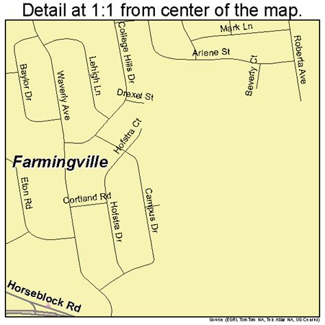 Farmingville New York Street Map 3625417