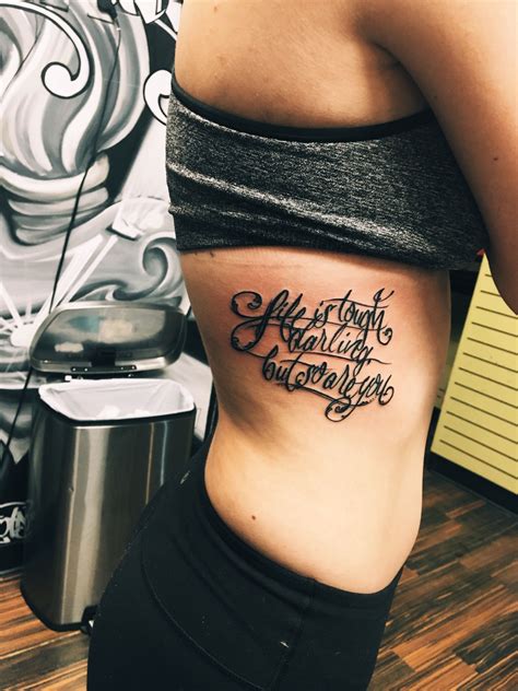 Tattoo Quotes On Ribs - Viraltattoo