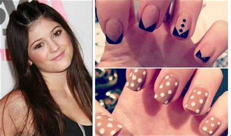 In love with both of these designs that Miss.Kylie Jenner did on her nails | Europe nails, Nails ...