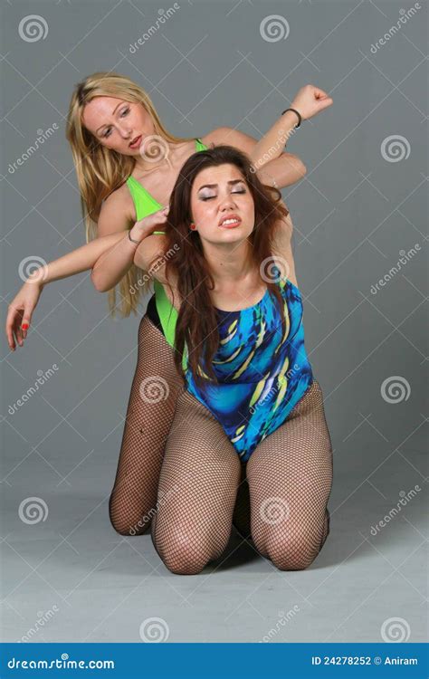 Women Fighting And Wrestling Stock Photo - Image: 24278252