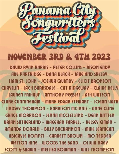 Panama City's Songwriters Festival | SoWal.com