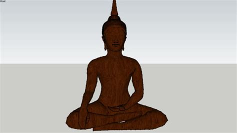 Buddha Sculpture | 3D Warehouse | Sketchup model, Buddha sculpture ...