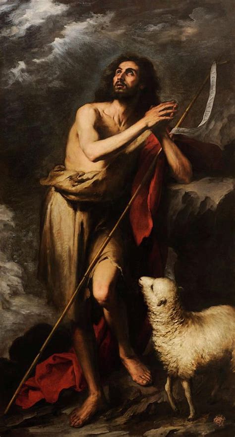 Bartolome Esteban Murillo Painting - Saint John the Baptist in the ...