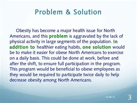 Problem solution essay model