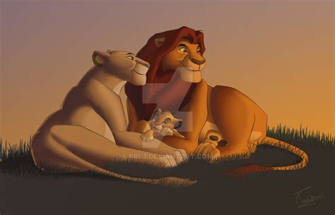 Mufasa And Sarabi And Simba