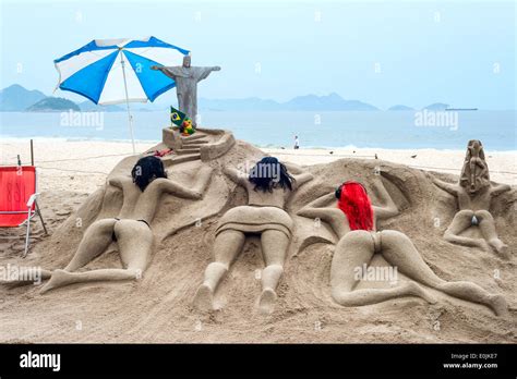 Woman in bikini copacabana beach hi-res stock photography and images - Alamy