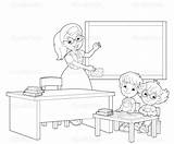 Classroom Coloring Pages At GetDrawings  Free Download sketch template