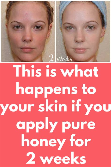 This is what happens to your skin if you apply pure honey for 2 weeks ...