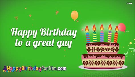 Happy Birthday to A Great Guy Quotes – BirthdayBuzz