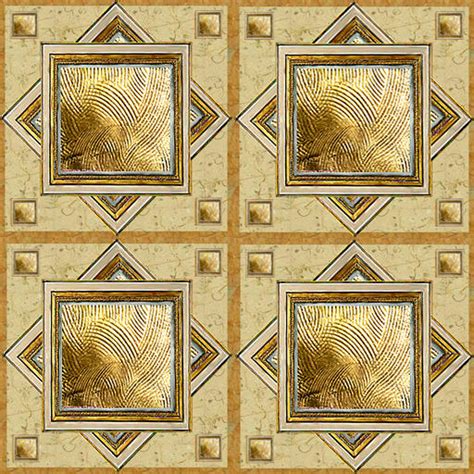 Gold and Beige Marble Floor Tiles (tileable) by LilipilySpirit on ...