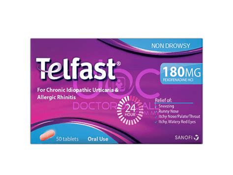 Buy Telfast 180mg Tablet: View Uses, Side Effects, Price | DoctorOnCall
