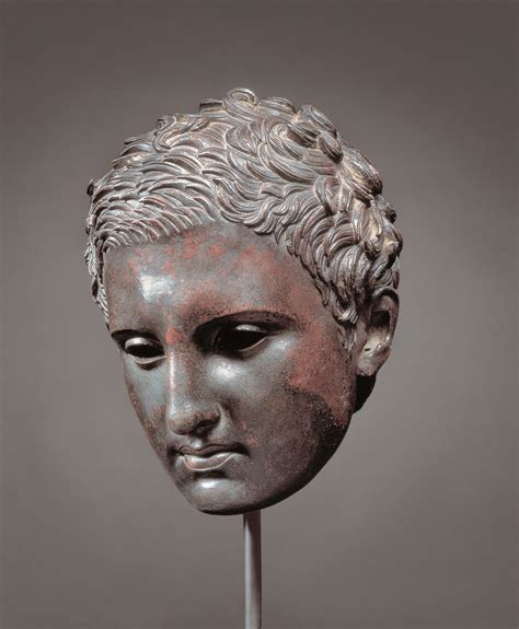 Head of a boy, Hellenistic, probably made by Lysippos (Greek, c. 365-c. 310 B.C.) | Ancient ...