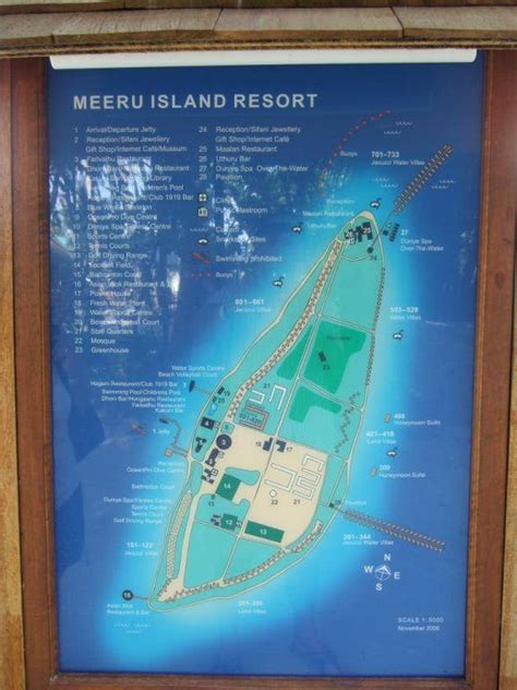 Bild "Karte von Meeru Ressort" zu Meeru Island Resort & Spa in Nord-Malé-Atoll