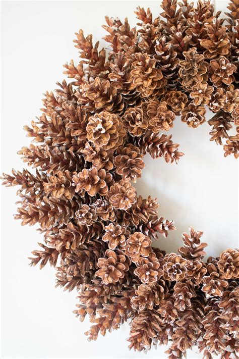 How to Make a Pinecone Wreath (without wire or glue!) – Sustain My ...