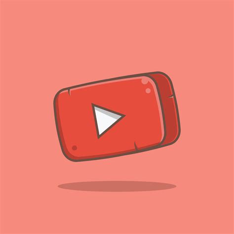 Youtube Logo 3 Demension 14990441 Vector Art at Vecteezy