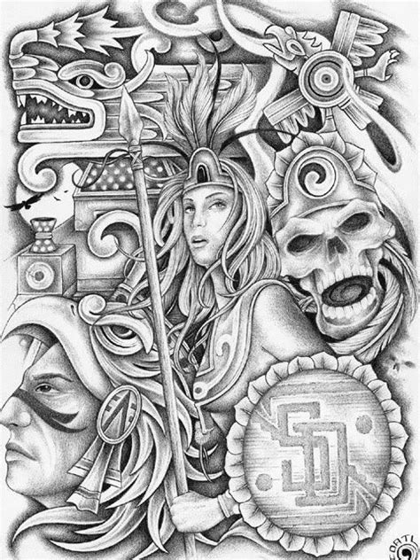 Aztec Art Graphics Code | Aztec Art Comments & Pictures | Aztec tattoo, Aztec tattoo designs ...