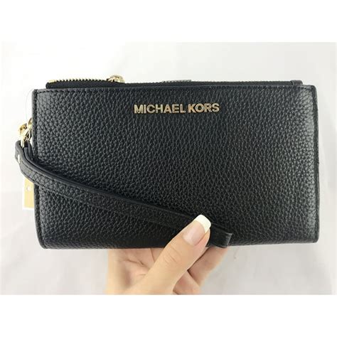 Michael Kors - Michael Kors Jet Set Double Zip Wristlet Phone Wallet ...